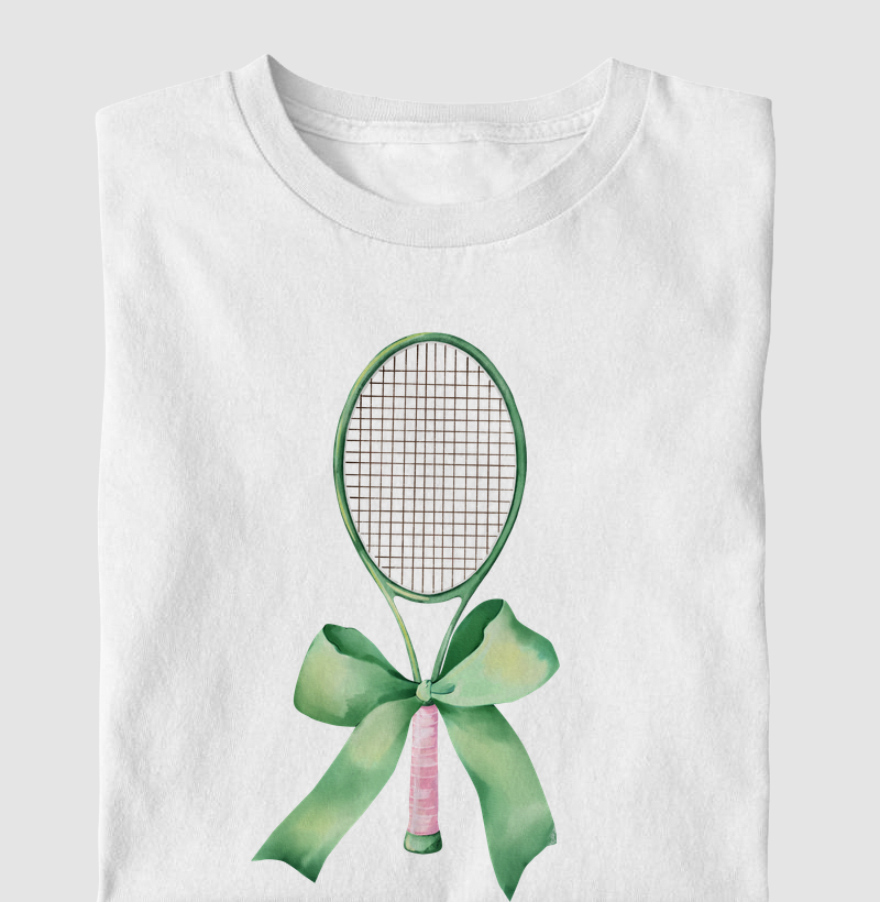 Raquete com Laço Verde - Camiseta
