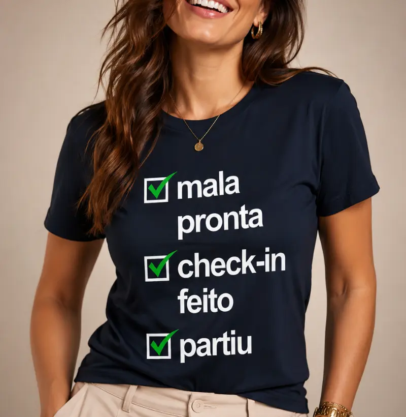 Mala pronta & Check-in feito