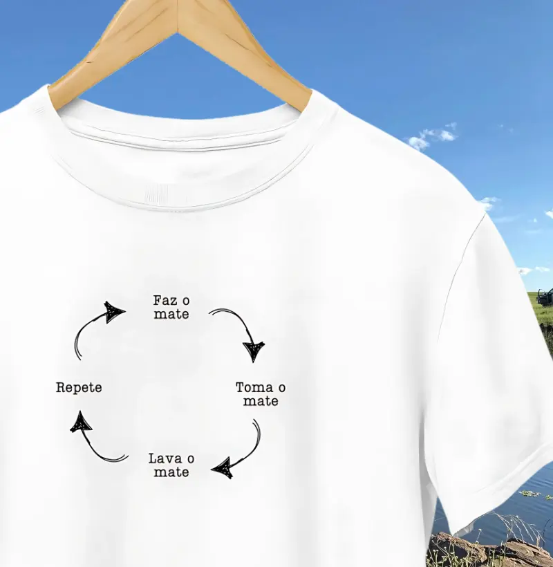 Camiseta O ciclo do Mate