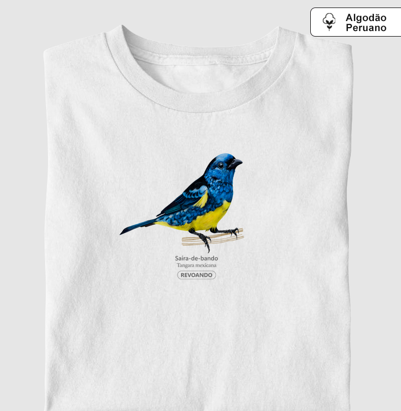 Cores Aladas - Saíra-de-bando - Algodão Peruano