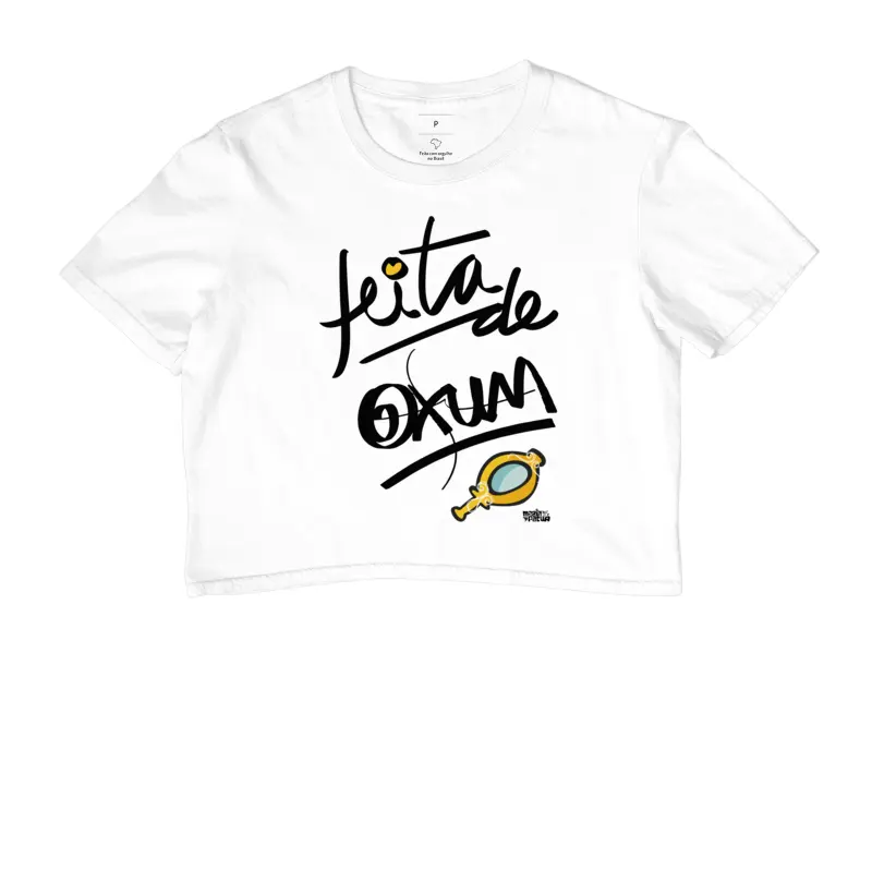 Cropped Feita de Oxum Colors Maria Patuá