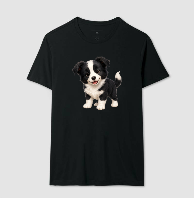 Border Collie - Desenho Animado - Camiseta