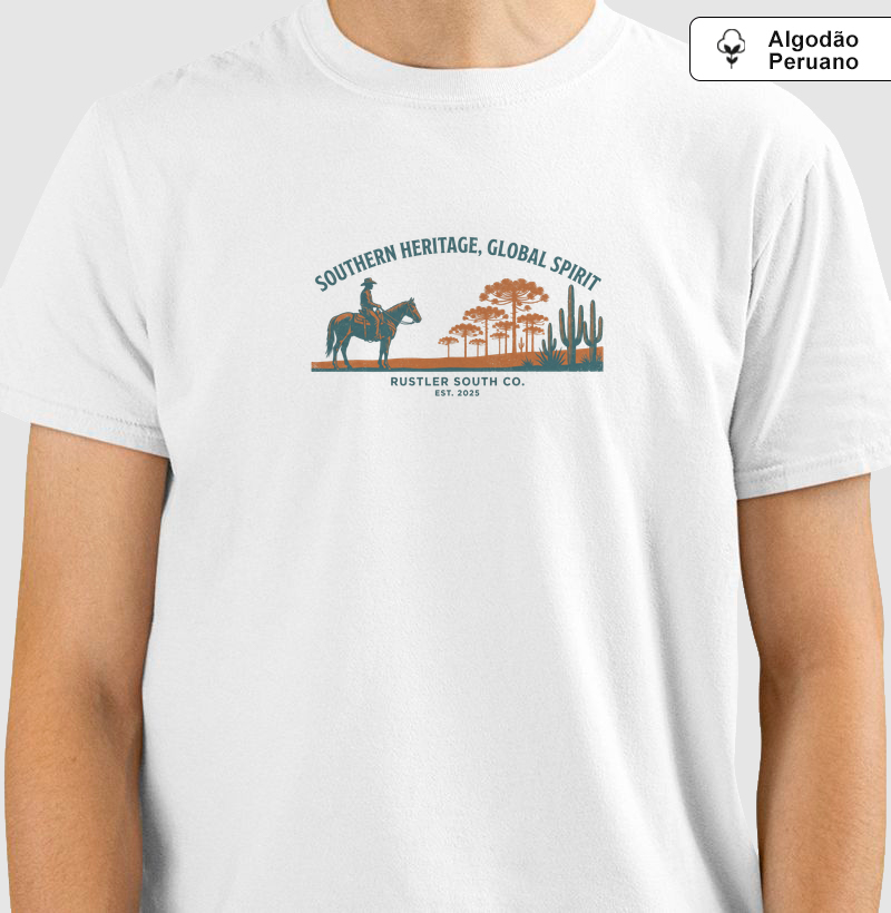 Camiseta Country Masculina Southern Heritage Global Spirit