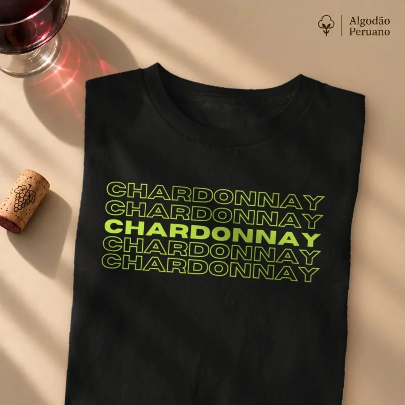 Camiseta Vinho - Chardonnay