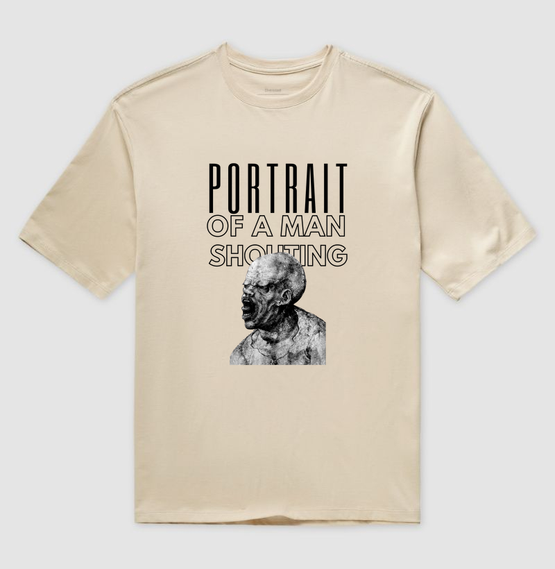 Portrait of a Man Shouting (1500) - Leonardo da Vinci