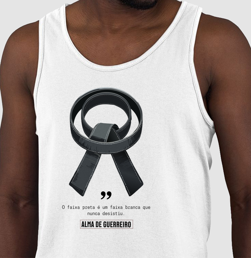 Camiseta Regata Faixa preta 