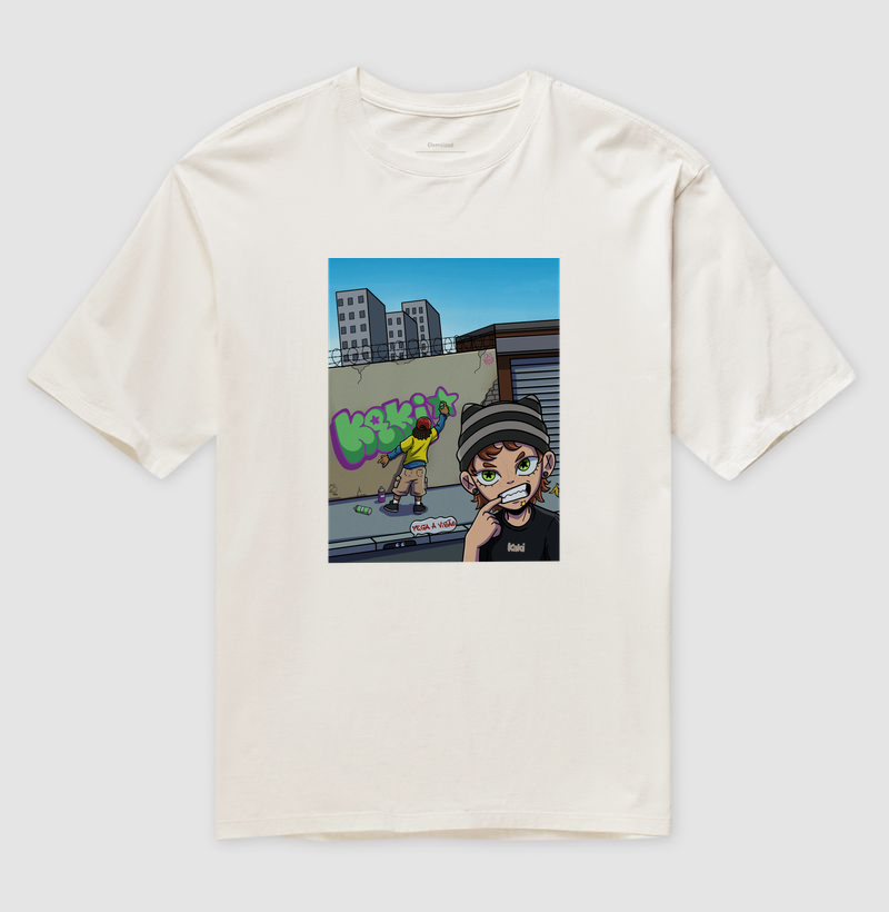 Camiseta Oversized Pega a Visão