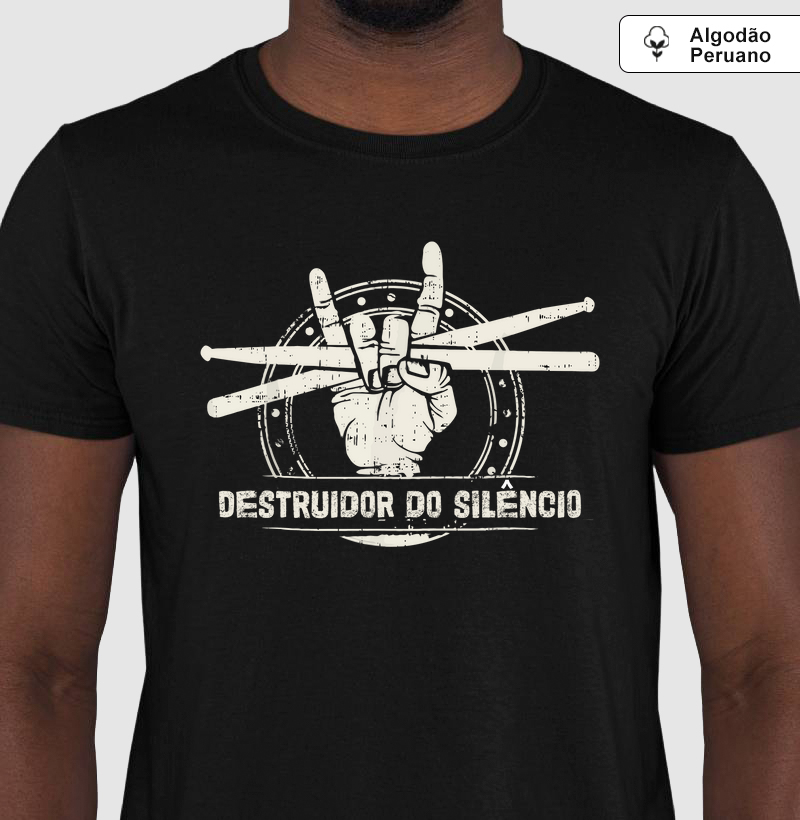 DESTRUIDOR DO SILENCIO - ALGODÃO PERUANO