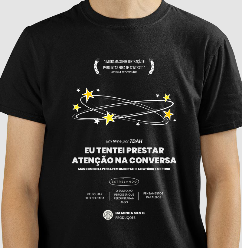 Eu tentei prestar atenção na conversa