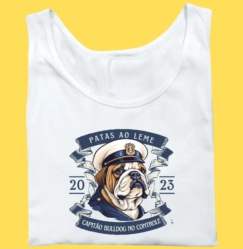 Regata Bulldog Ingles "Capitão Bulldog"
