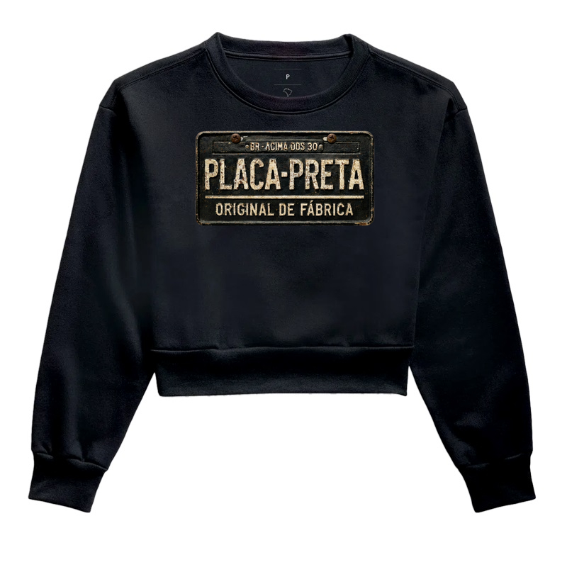 Placa Preta | Original de Fábrica | Envelhecida