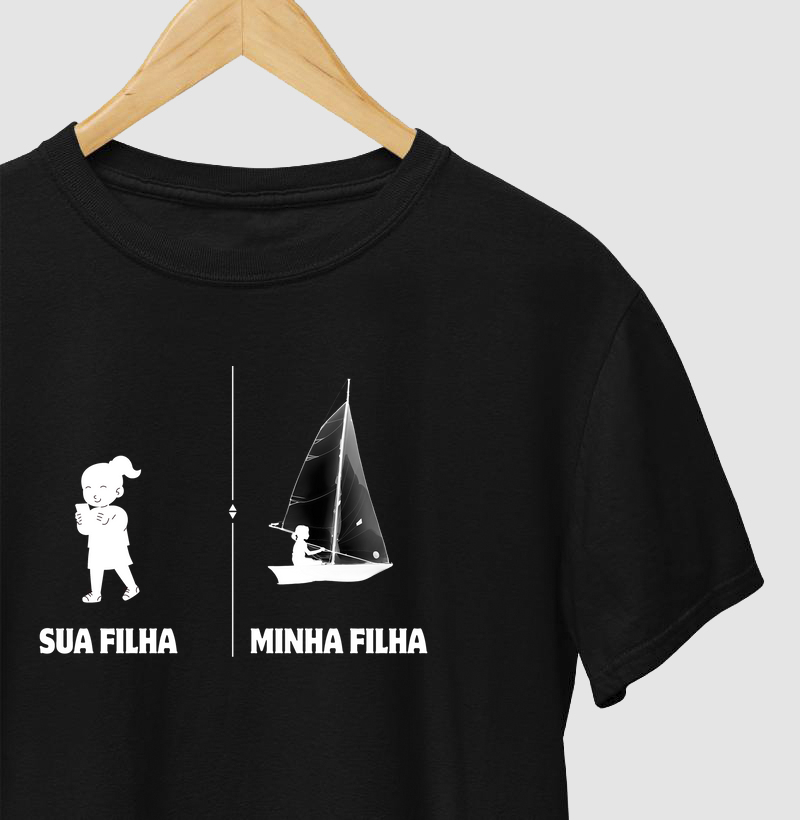 Sua filha, minha filha veleiro - Algodão 30.1