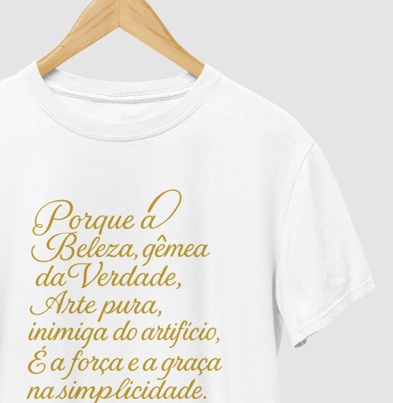 Porque a Beleza, gêmea da Verdade - Olavo Bilac