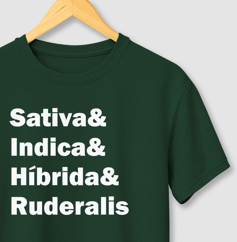Sativa& Indica& Híbrida& Ruderalis - Monochrome Edition