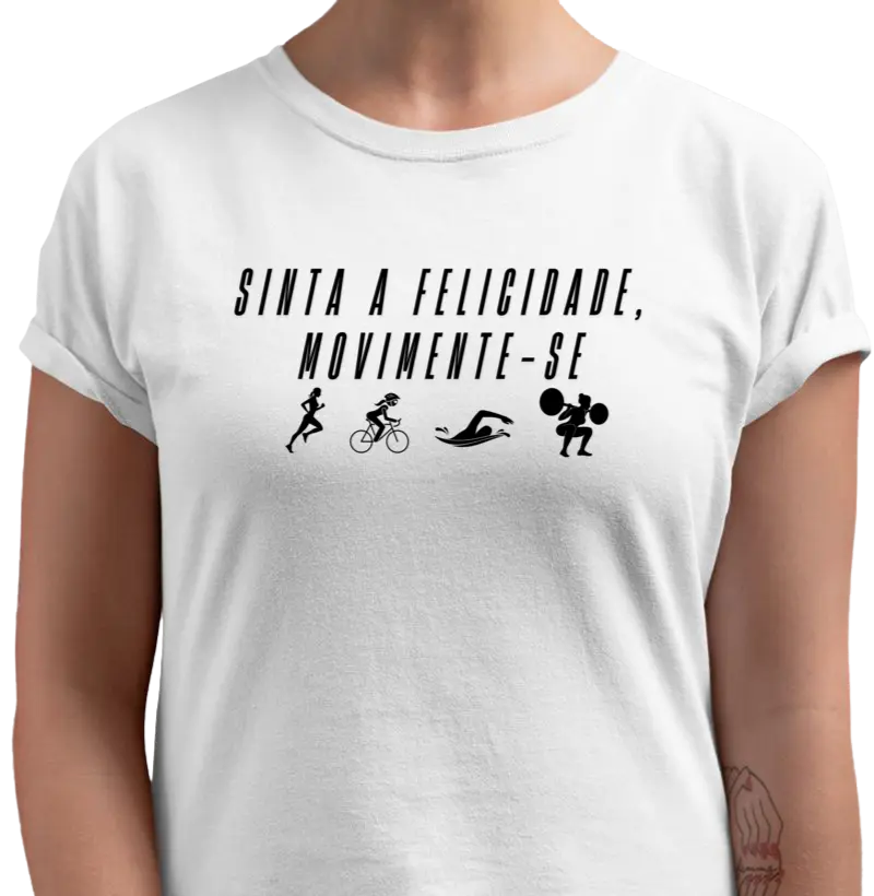 FELICIDADE - camiseta feminina