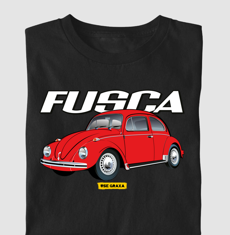 Fusca Vermelho Escrita