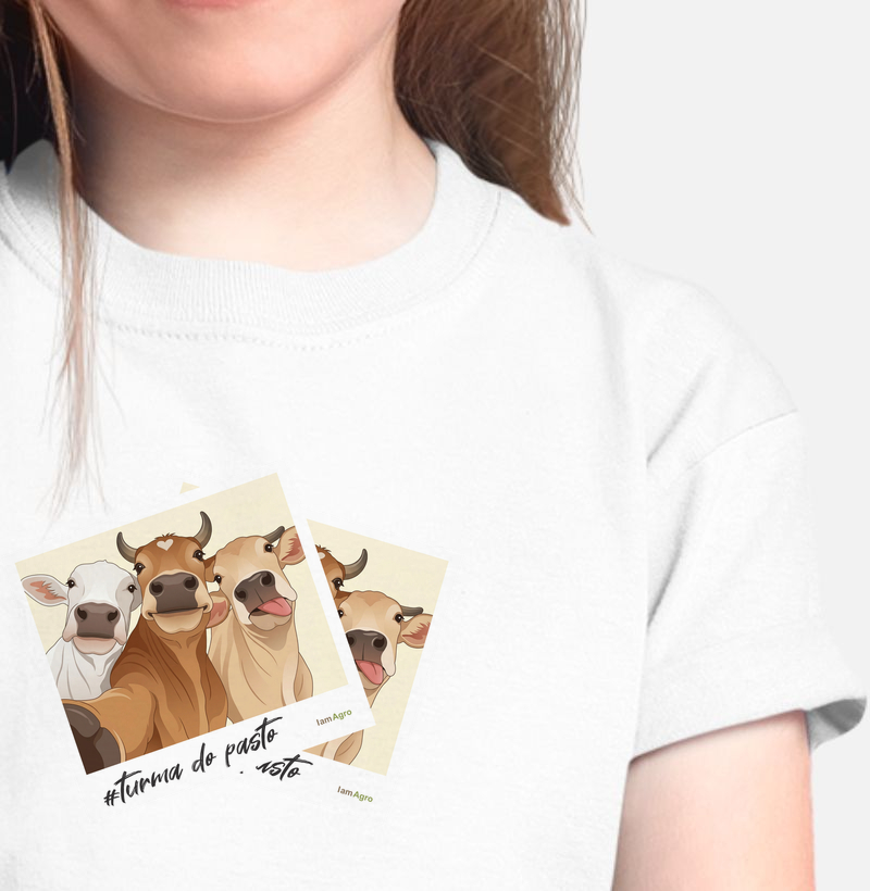 Camiseta INFANTIL #TurmaDoPasto — IamAgro