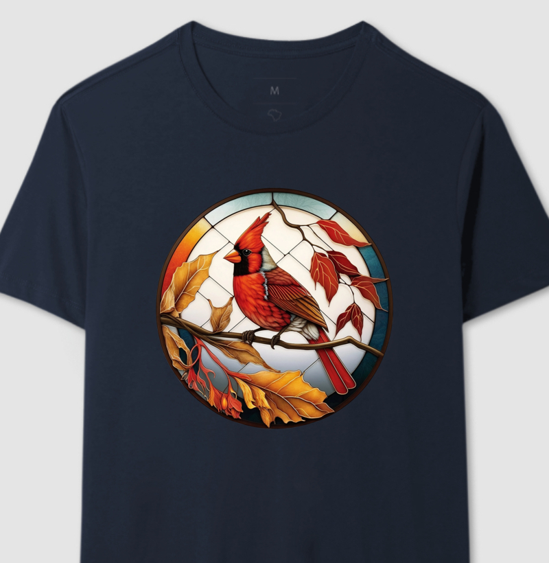 Bird Stained Glass Style III