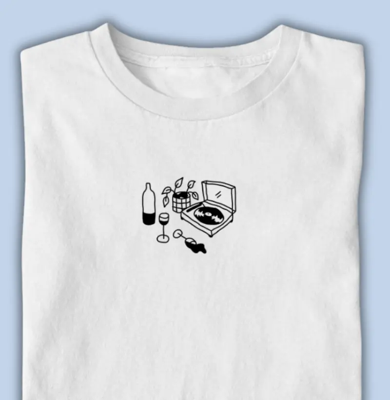 vinho e música minimalist