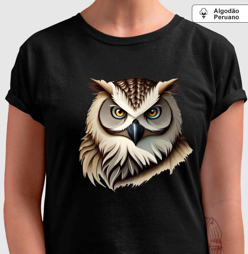 Owl - Produto Premium - Algodão Peruano