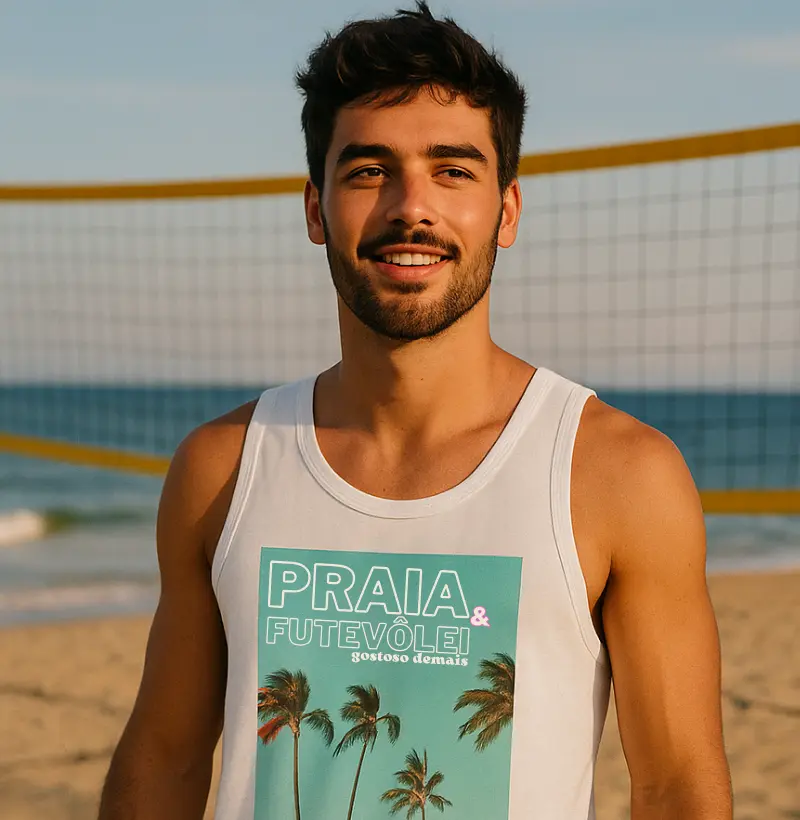 Praia e futevôlei, gostoso demais