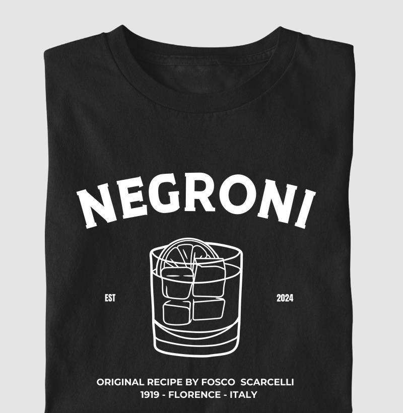 Camiseta Negroni by Fosco Scarcelli