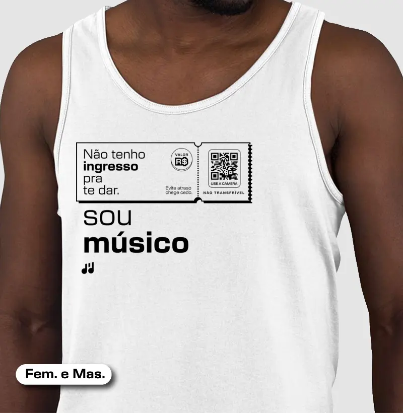Não tenho ingresso pra te dar sou músico