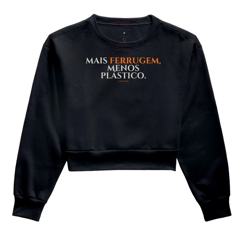 Mais ferrugem, menos plástico.