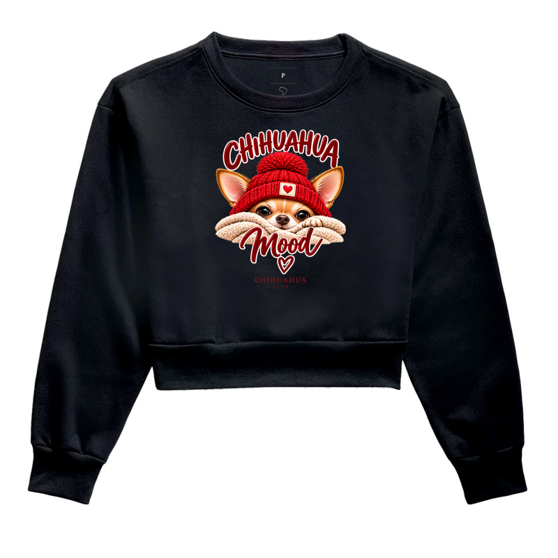 Mood: Frio Natalino  - Cropped Moletom