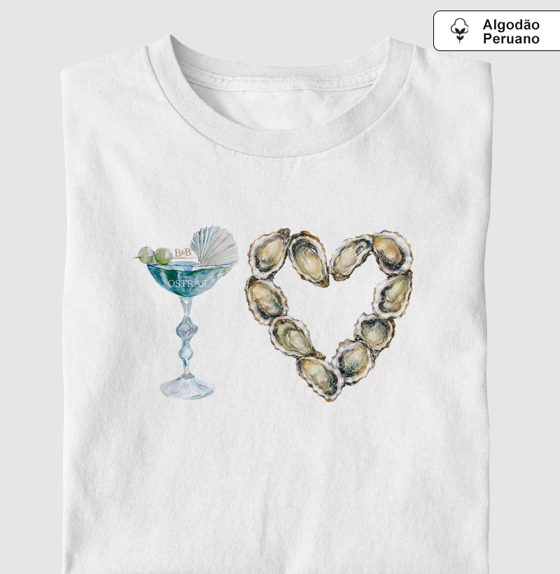 Camiseta I Love Oyster - por Enfim
