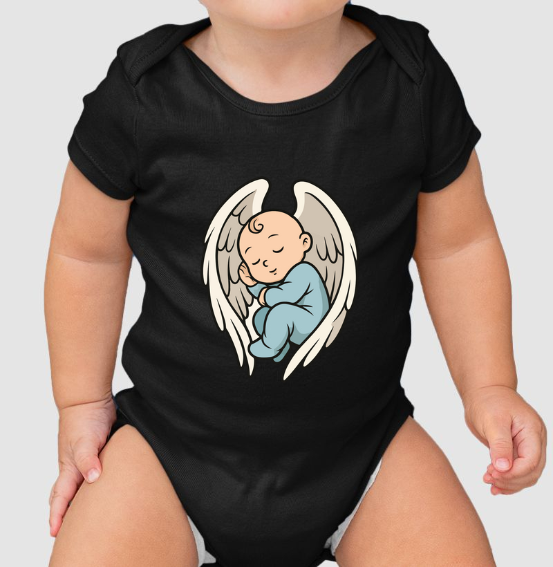 Body Infantil Anjinho da Guarda