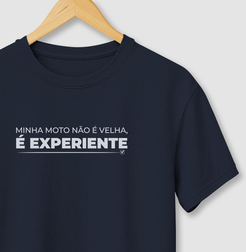 Minha moto não é velha, é experiente