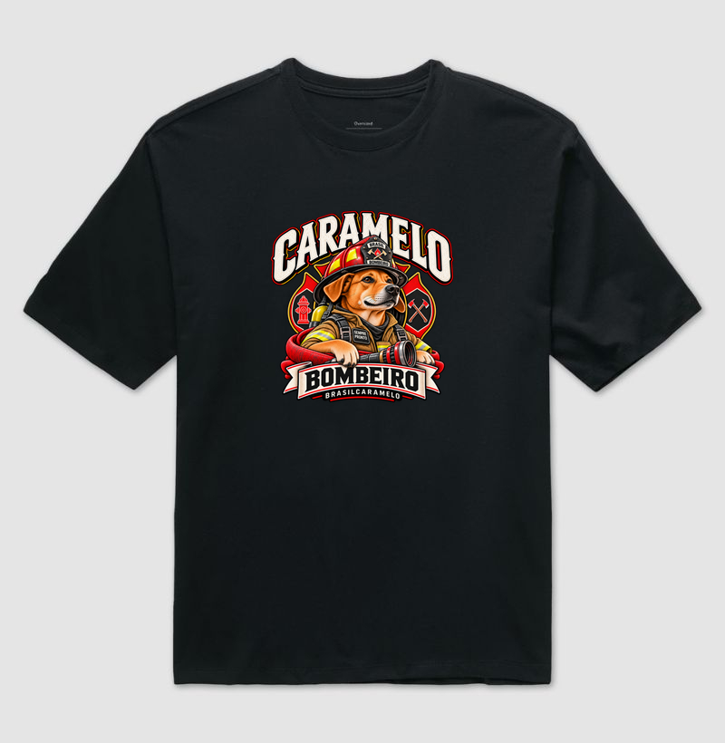 Caramelo Bombeiro - Camiseta Oversized