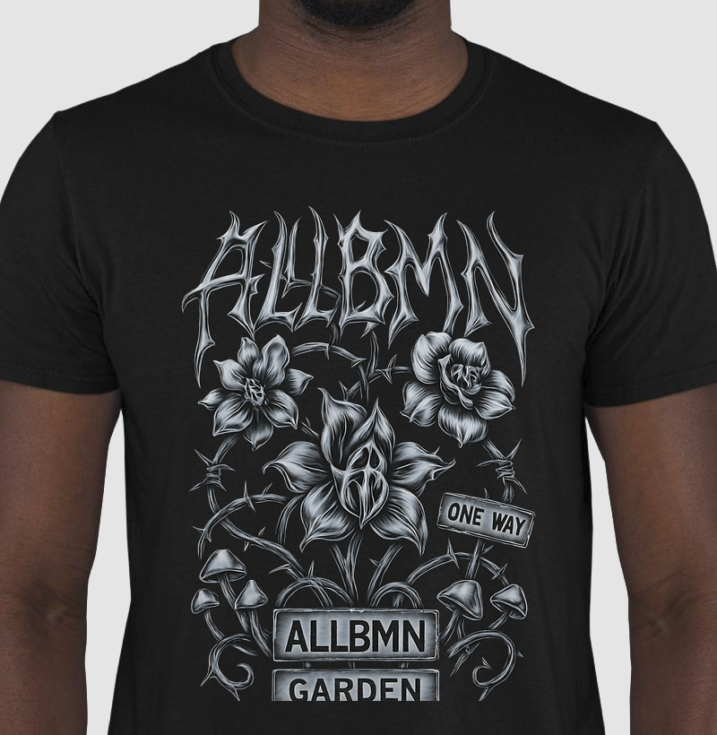 Állbmn  -  camiseta “jardim de ferro”   