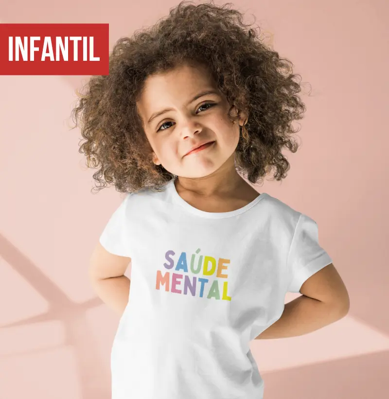 Camisa Infantil Saúde Mental