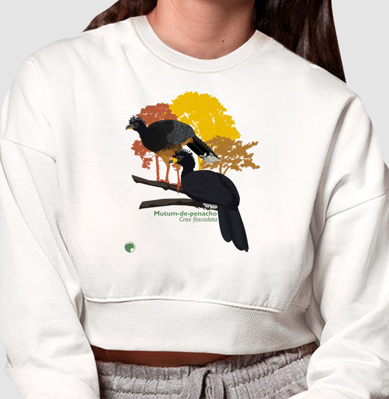 Moletom Cropped Mutum-de-penacho