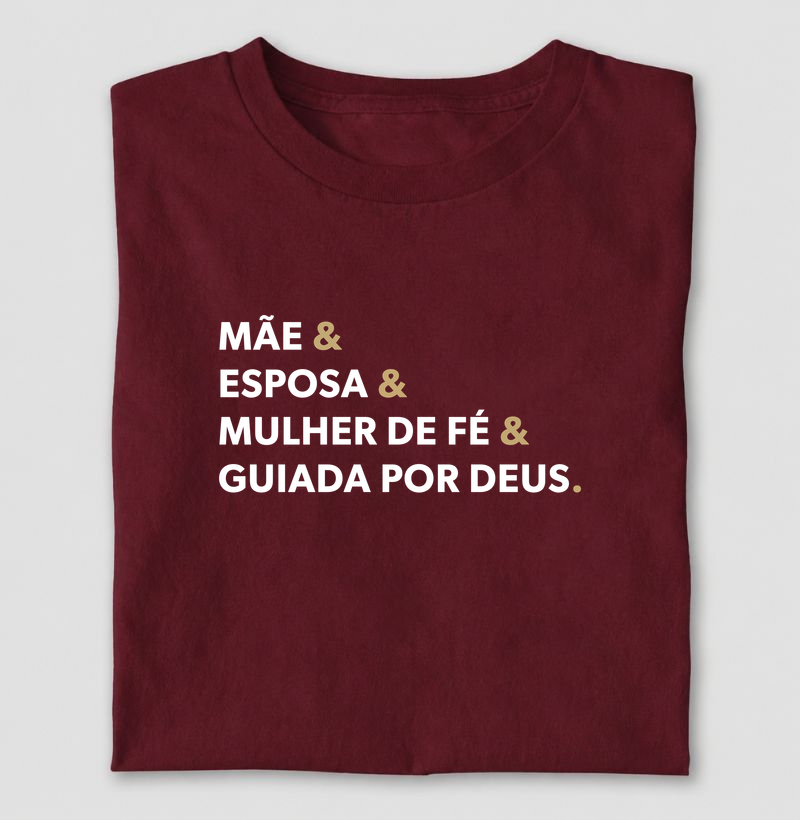 Mãe esposa mulher de fé guiada por Deus