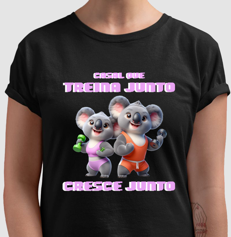 Casal que treina junto, cresce junto