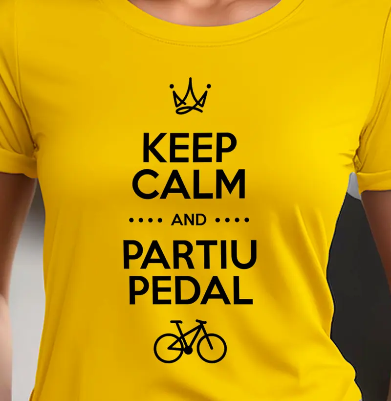 Keep calm and partiu pedal