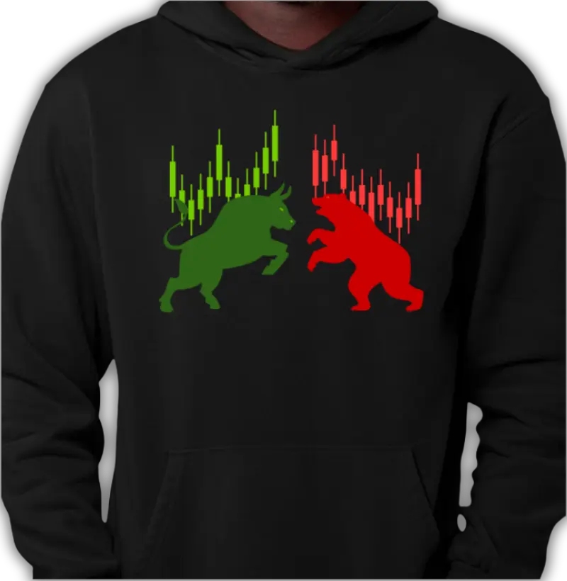 Moletom Trader Bull vs Bear