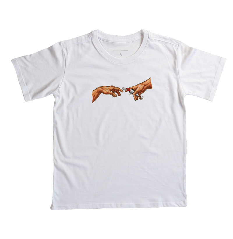 🎣 A Criação da Pesca ✨ - Camiseta Infantil