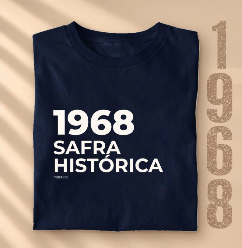 Camiseta Vinho - 1968 • Safra Histórica