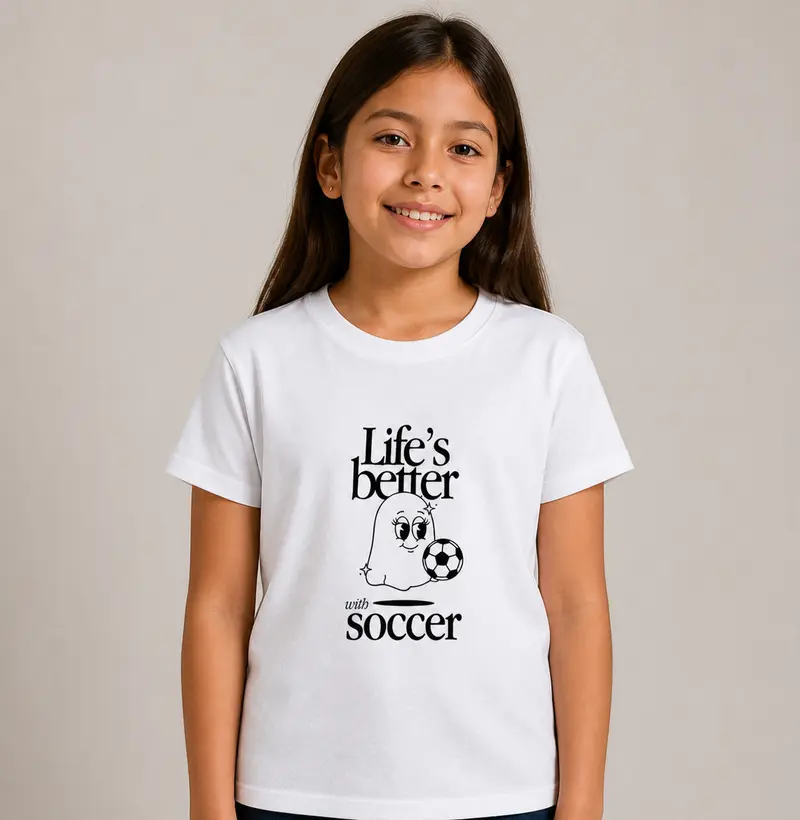 Life’s Better With Soccer - Camiseta Infantil