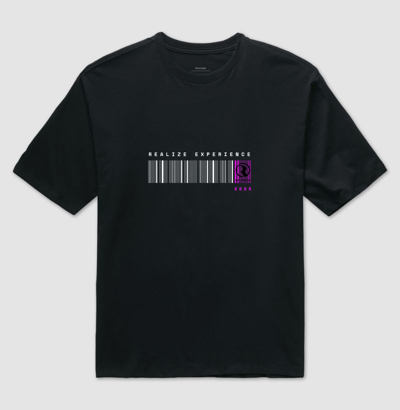 REALIZE EXPERIENCE – LINHA EXCLUSIVA (Camiseta Oversized)