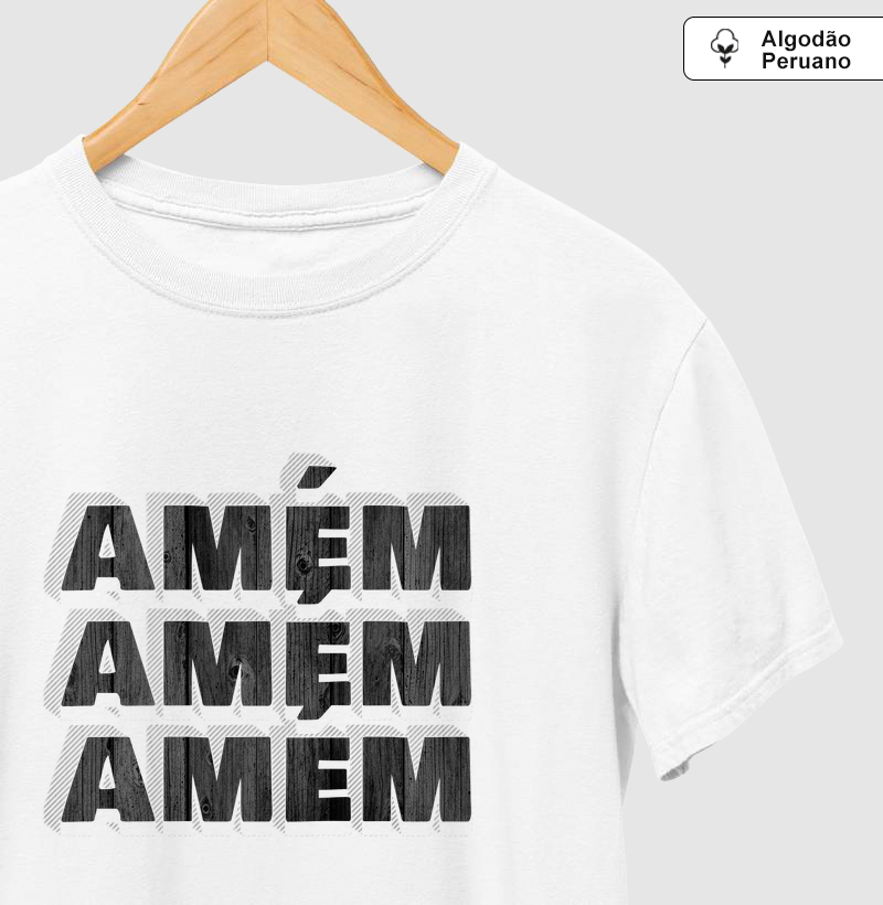 Camiseta Amém – Repetição de Fé