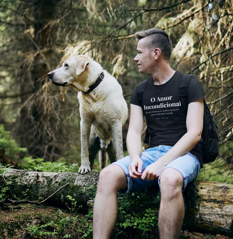 Camiseta Dog Pulse Pawsitivity Collection – Unconditional Love