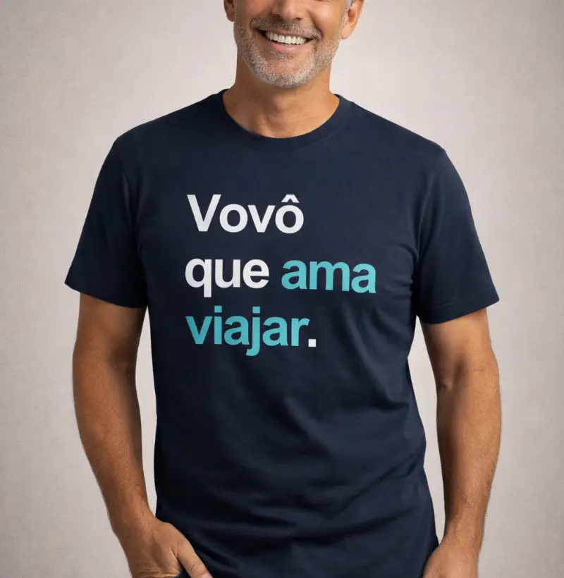 Vovô que ama viajar