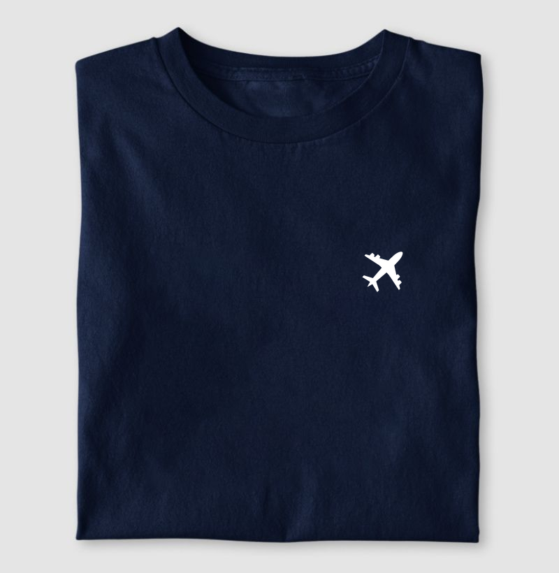 Avião minimalista branco