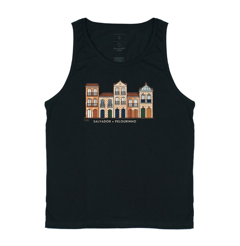 Camiseta Pelourinho Salvador - Regata