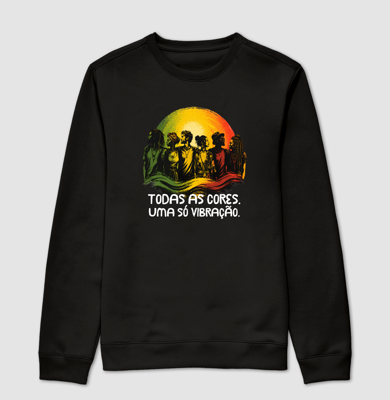 Todas as cores - Suéter Moletom